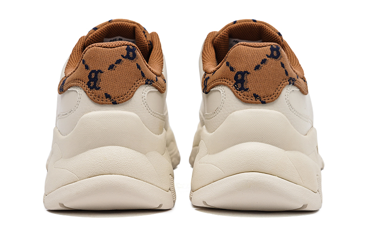 Shop MLB厚底鞋‘复古字母米色’ 3ASHCDM2N-43BGD