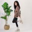 Sizing MLB Chunky Dia 'Retro Monogram Beige' dalam Beige Monogram Retro 3ASHCDM2N-43BGD