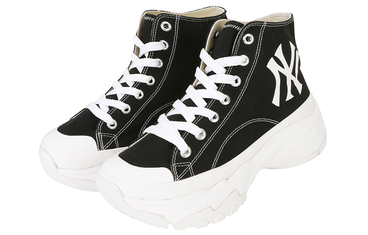 Lookbook MLB Chunky High 'Ola de Moda Coreana Negra' 32SHU1011-50L