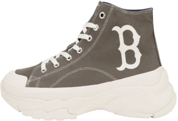 MLB Chunky High 'Fashion Korean Tide Canvas - Sesame Grey' 32SHU1111-43M Buy MLB Chunky High 'Fashion Korean Tide Canvas - Sesame Grey' 32SHU1111-43M
