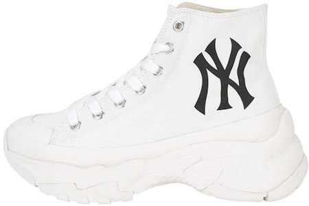 MLB Chunky High 'Korean Tide White Canvas' Kasut Kanvas Putih Tinggi 32SHU1011-50I Buy MLB Chunky High 'Korean Tide White Canvas' Kasut Kanvas Putih Tinggi 32SHU1011-50I