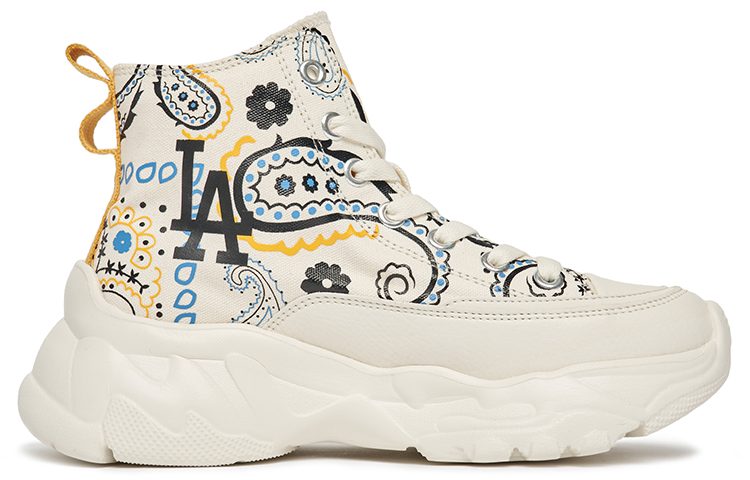 MLB Chunky High 'Light Paisley White Blue Black' 圖 2
