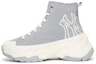 Buy MLB 厚底高帮"单色灰" 3ASHU4216-50GRS