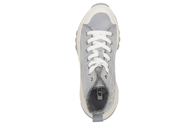 Shop MLB 厚底高帮"单色灰" 3ASHU4216-50GRS