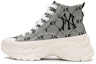 Buy MLB Chunky High 'Mono Grey' dalam Warna Kelabu Monokrom. 3ASHU311N-50GRS