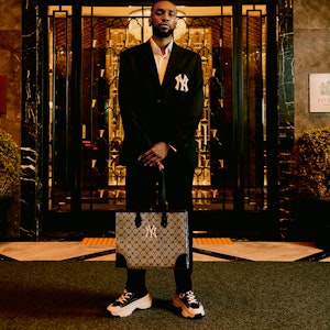 MLB 청키 하이 '뉴욕 양키스' 블랙 캔버스 (편안한 굽) 32SHU1111-50L 3