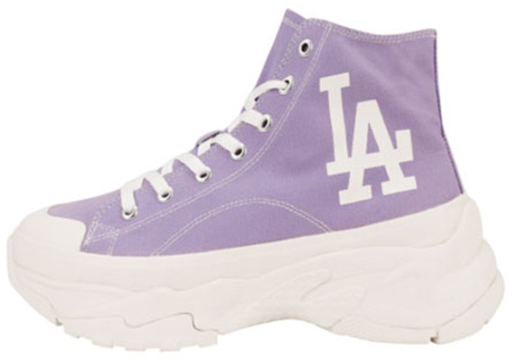 MLB Chunky High 時尚韓潮帆布鞋 紫色 男女同款 Buy MLB Chunky High 時尚韓潮帆布鞋 紫色 男女同款