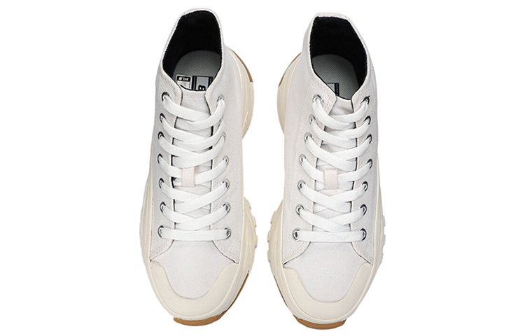 Shop MLB Chunky 高筒 帆布鞋 男女兼用 白