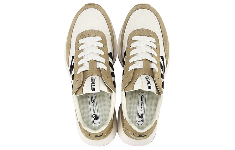 Lookbook MLB Chunky Jogger 'New York Yankees Khaki' - Seluar Sarung Berkasut Khaki Yankees. 32SHX1111-50B