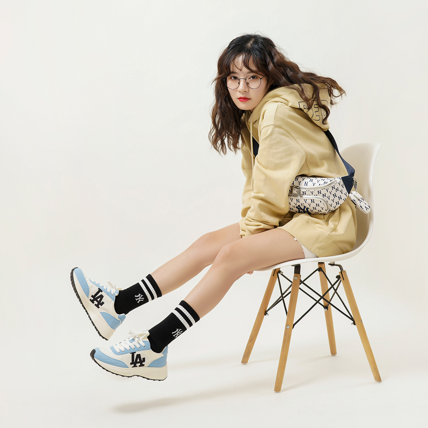 MLB Chunky Jogger Low 'Light Blue' 圖 6