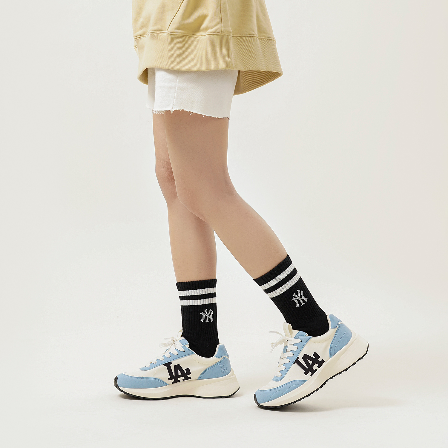 MLB Chunky Jogger Low 'Light Blue' 圖 8