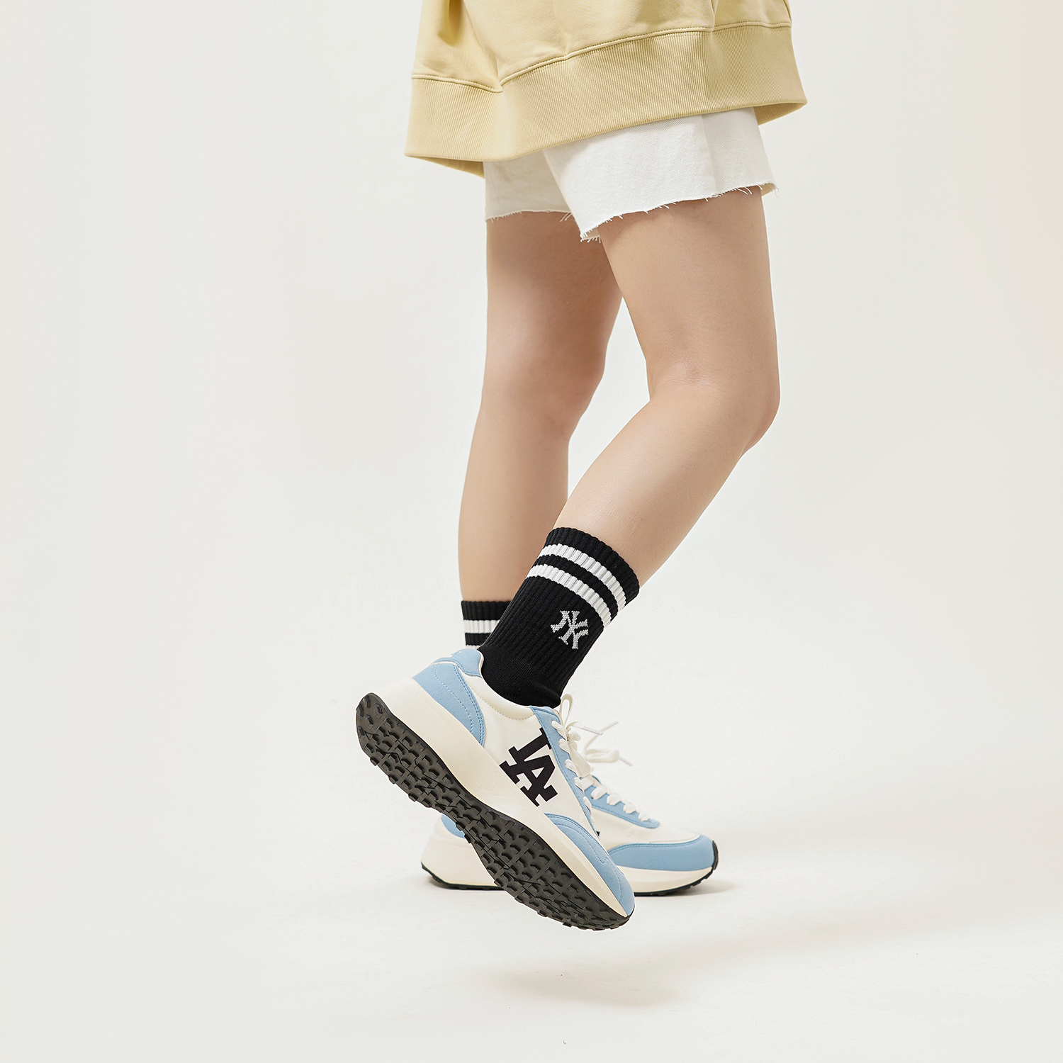 MLB Chunky Jogger Low 'Light Blue' 圖 10