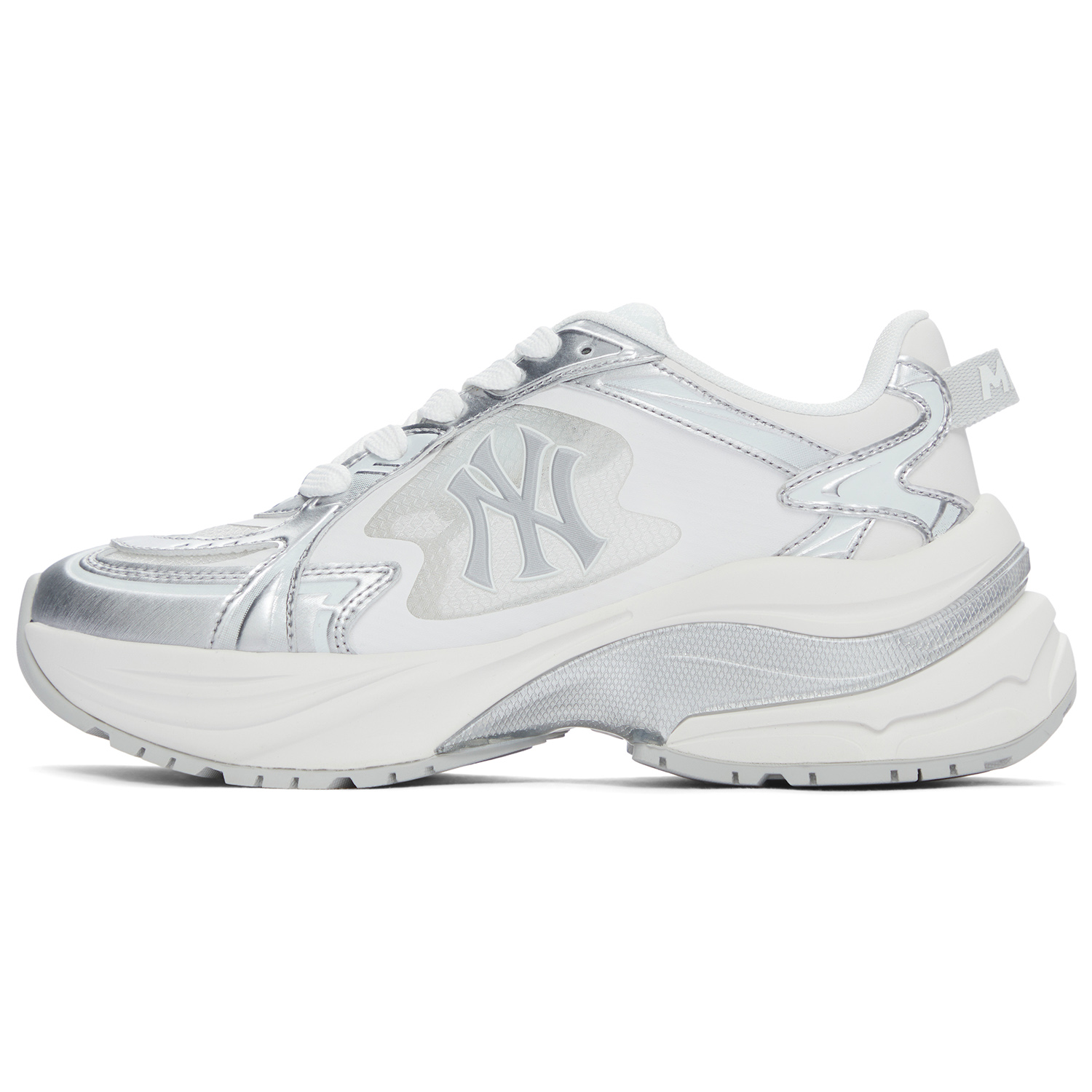 MLB Chunky Jogger White Low-Top Fashion Thick-Soled Running Shoes 3ARNM015N-50WHS