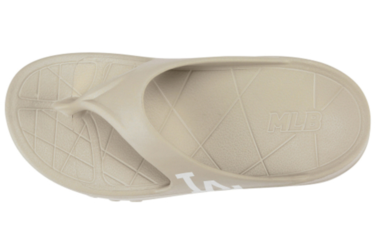 Order MLB Chunky LA Dodgers 沙灘人字運動拖鞋 卡其色