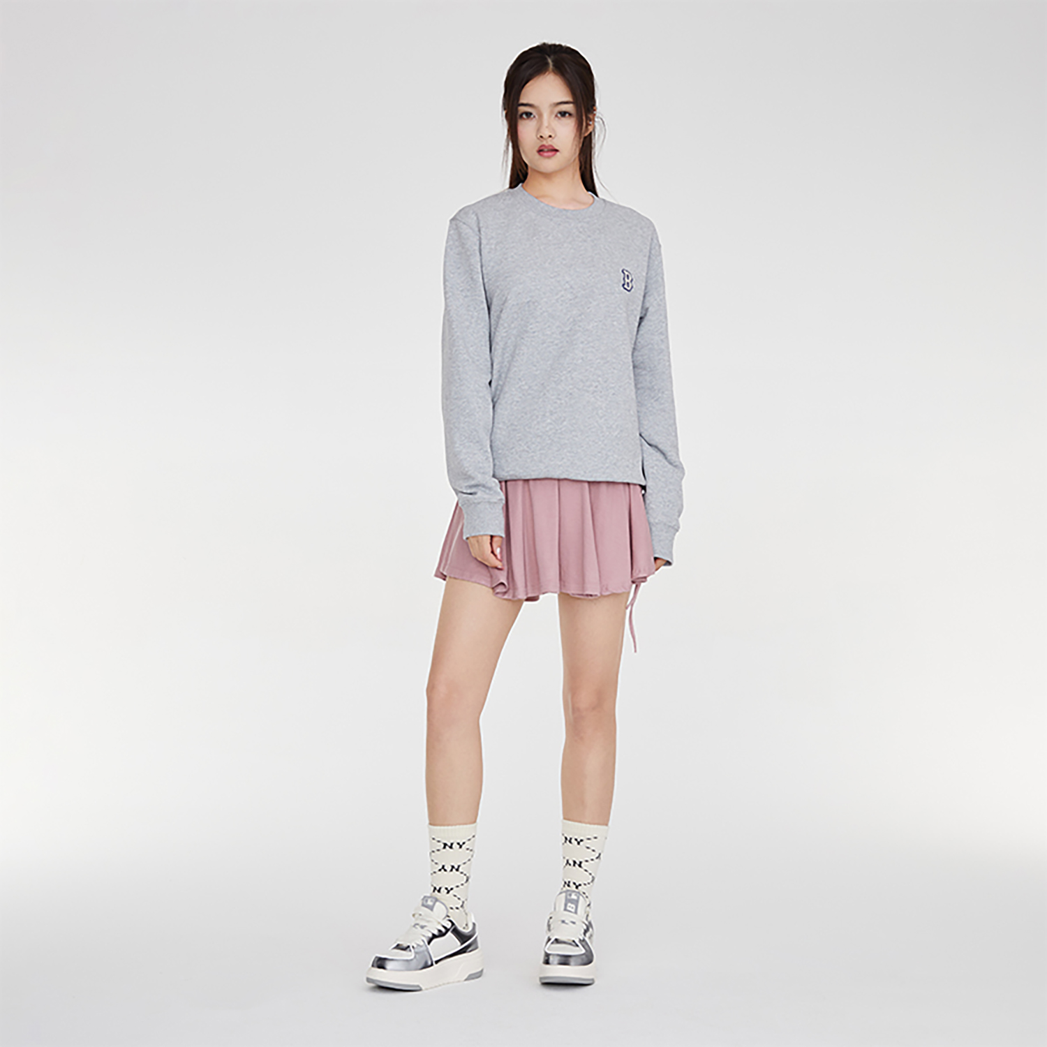 MLB Chunky Liner 'Grey White' 圖 8