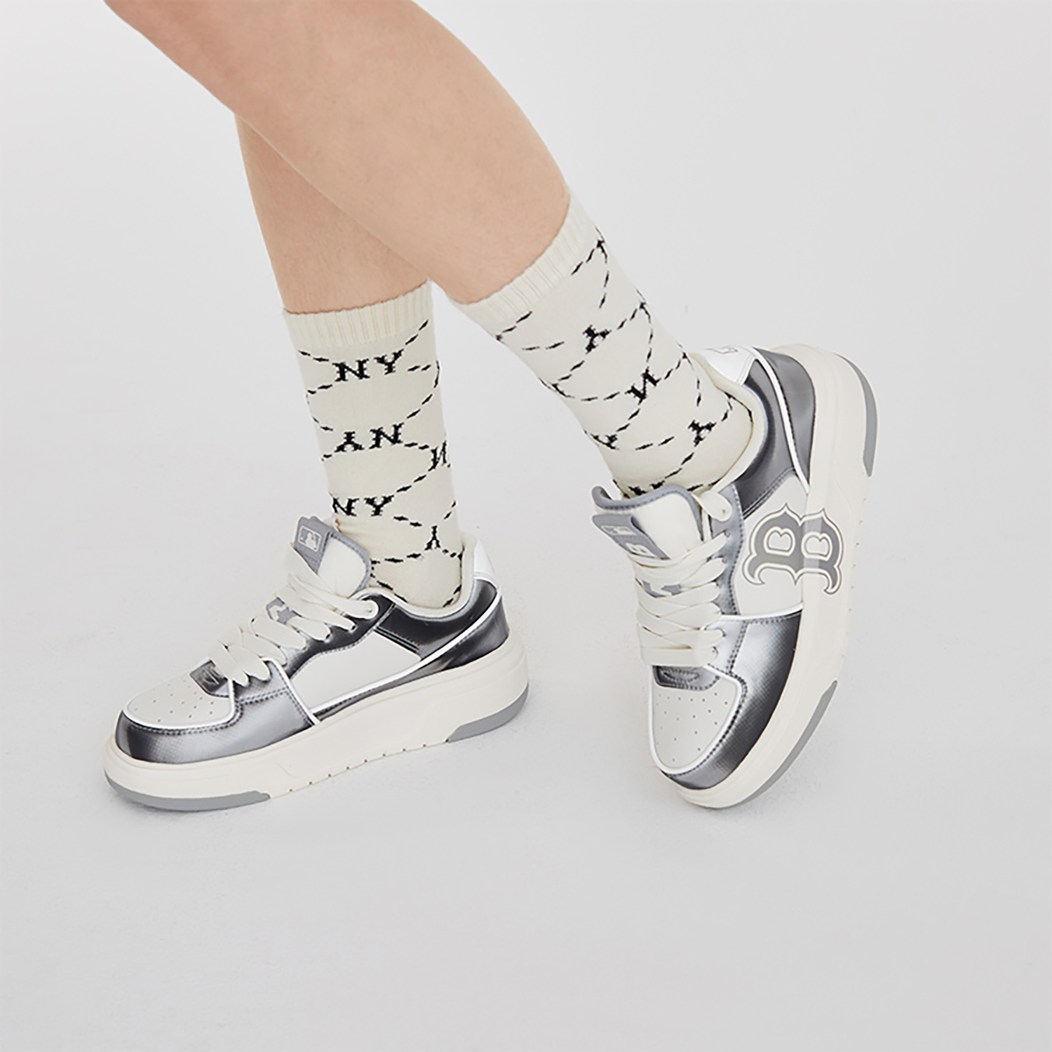 MLB Chunky Liner 'Grey White' 圖 9