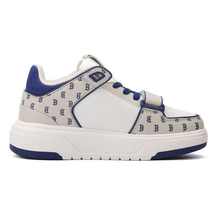 Shop MLB厚底红袜棕白蓝配色 3ASXLM13N-43BGL1