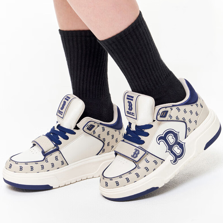 Purchase MLB厚底红袜棕白蓝配色 3ASXLM13N-43BGL1