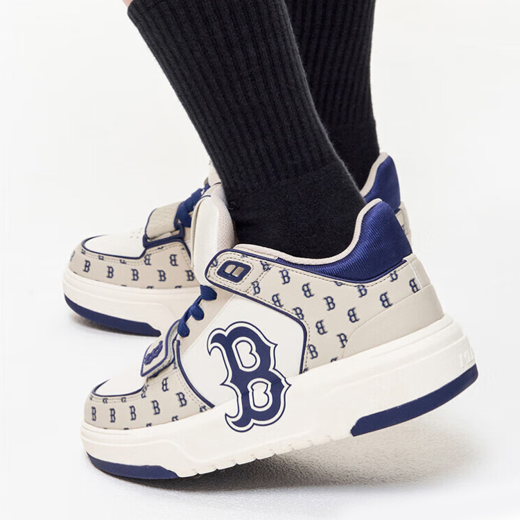 Details for MLB厚底红袜棕白蓝配色 3ASXLM13N-43BGL1