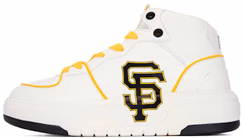 MLB Chunky Liner High 'White Yellow' 3ASXCB12N-14ORL MLB Chunky Liner High 'White Yellow' 3ASXCB12N-14ORL