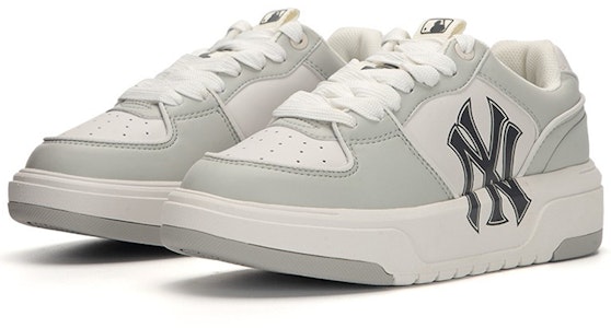 MLB Chunky Liner 復古厚底 板鞋 男女同款 灰色 Lookbook MLB Chunky Liner 復古厚底 板鞋 男女同款 灰色