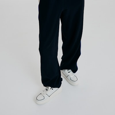 MLB Chunky Liner Yankees Monogram 'White Black' 3ASXCLR3N-50WHS 1