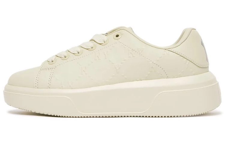 Buy MLB Chunky Mono Embo Yankees 'Beige' Sepatu Sneaker 3ASXXD41N-50CRS