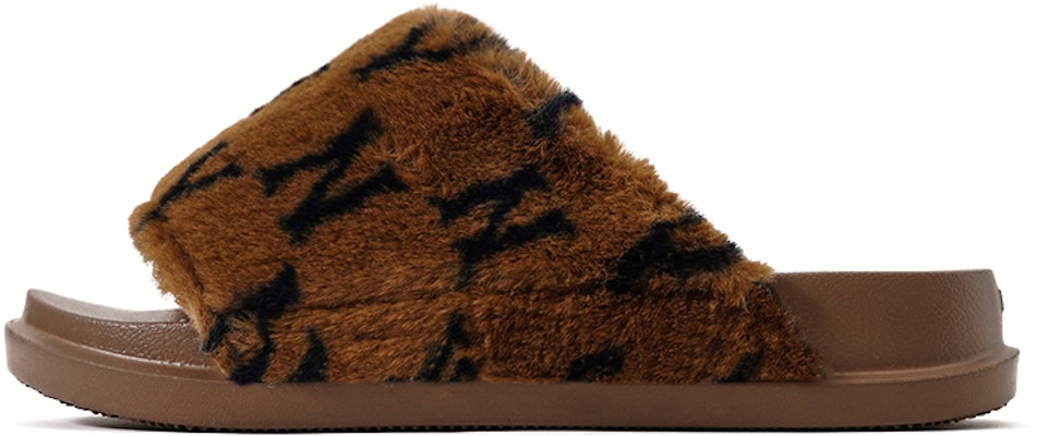 MLB Chunky Mound Fur 'Monogram Deep Brown' 3ALPSWS26-50BRD Buy MLB Chunky Mound Fur 'Monogram Deep Brown' 3ALPSWS26-50BRD