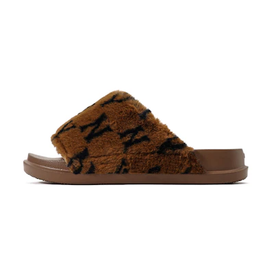 MLB Chunky Mound Fur 'Monogram Deep Brown'