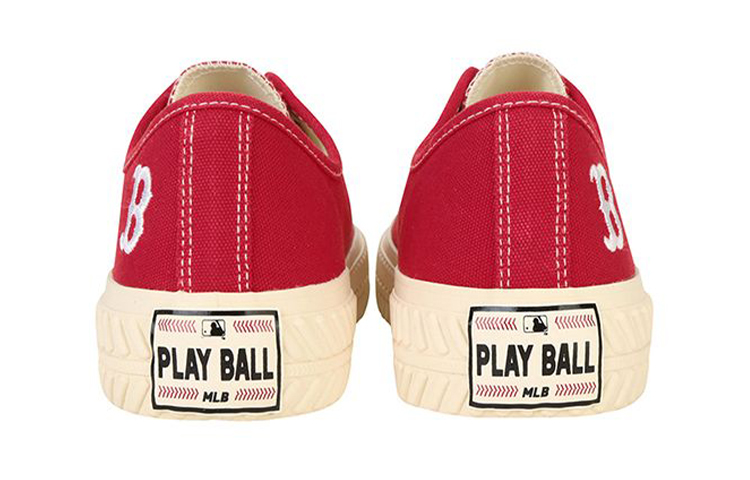 Shop MLB经典帆布鞋‘玩乐红’ 32SHP1011-43R
