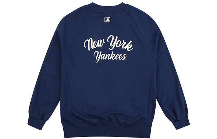 MLB Classic Letter Print Sweatshirt Unisex Navy 31MTW3941-50N