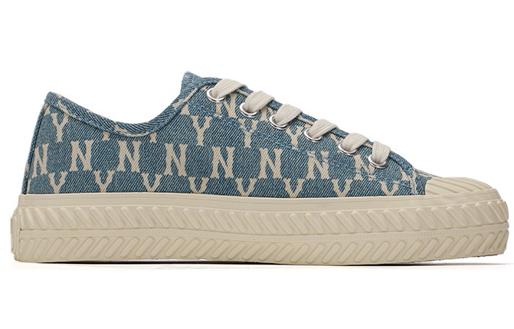 Order MLB 輕便休閒 低幫 板鞋 男女同款 牛仔藍