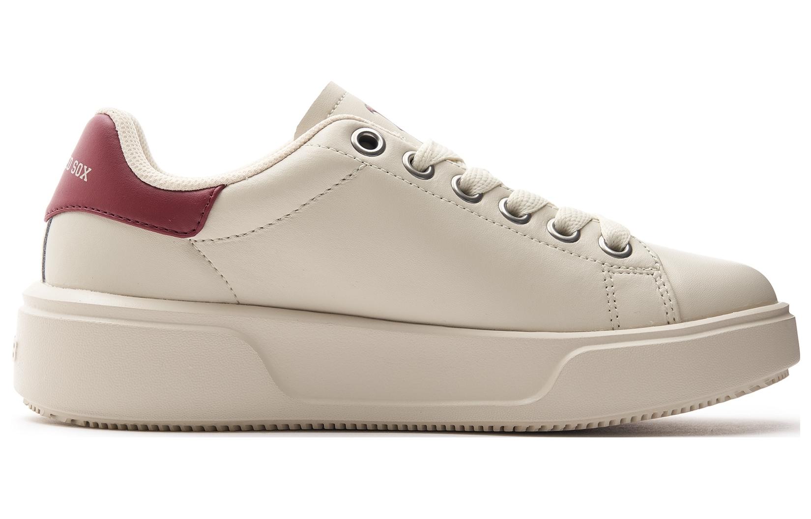 Order MLB 百搭休閒 減震耐磨 低幫 板鞋 男女同款 紅色