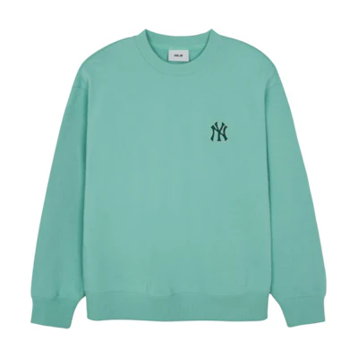 MLB Classic Monogram New York Yankees Big Lux Soft Long-Sleeve Sweatshirt Mint 3AMTM0444-50MTM