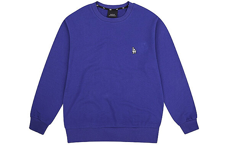 MLB Classic Oversized Small Logo Long-Sleeve Sweatshirt Unisex Blue 31MT02941-07U