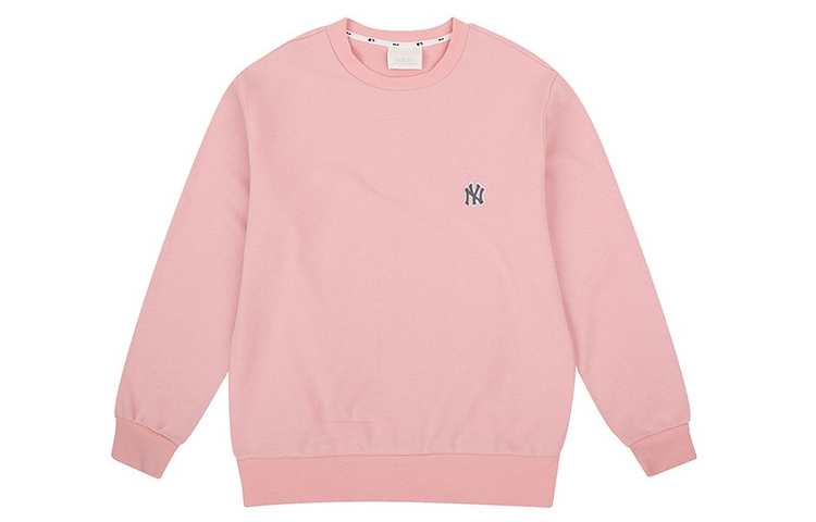 MLB Classic Oversized Small Logo Pink Sweatshirt Unisex - Perfect Gift Idea 31MT02941-50P