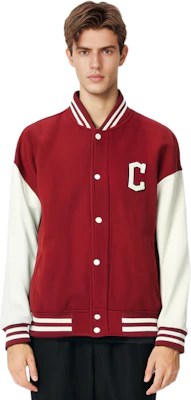 MLB Cleveland Guardians Colorblock Relaxed Fit Jacket Unisex Red 3AJPV0634-45RDS Shop MLB Cleveland Guardians Colorblock Relaxed Fit Jacket Unisex Red 3AJPV0634-45RDS