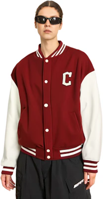 MLB Cleveland Guardians Colorblock Relaxed Fit Jacket Unisex Red 3AJPV0634-45RDS Purchase MLB Cleveland Guardians Colorblock Relaxed Fit Jacket Unisex Red 3AJPV0634-45RDS