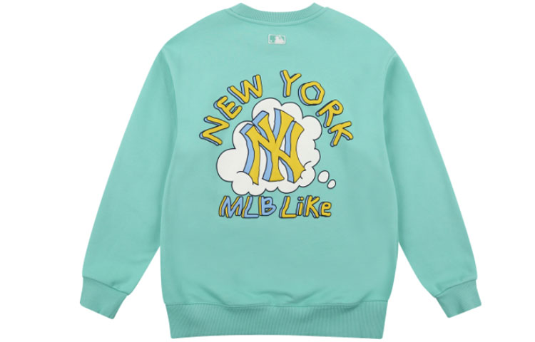 MLB Cloud Lightning Green Long Sleeve Sweatshirt Unisex 31MT02111-50T