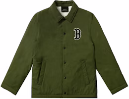 MLB Coach Jacket Khaki Color 31JPF7061-43K MLB Coach Jacket Khaki Color 31JPF7061-43K