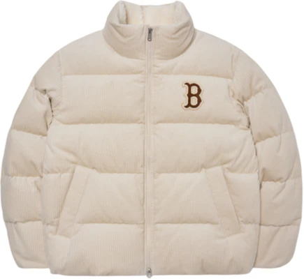 MLB Corduroy Puffer Jacket Unisex Short Thick Letter Embroidery - Off White. 3ADJB0826-43BGL Buy MLB Corduroy Puffer Jacket Unisex Short Thick Letter Embroidery - Off White. 3ADJB0826-43BGL