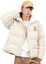 Shop MLB Corduroy Puffer Jacket Unisex Short Thick Letter Embroidery - Off White. 3ADJB0826-43BGL