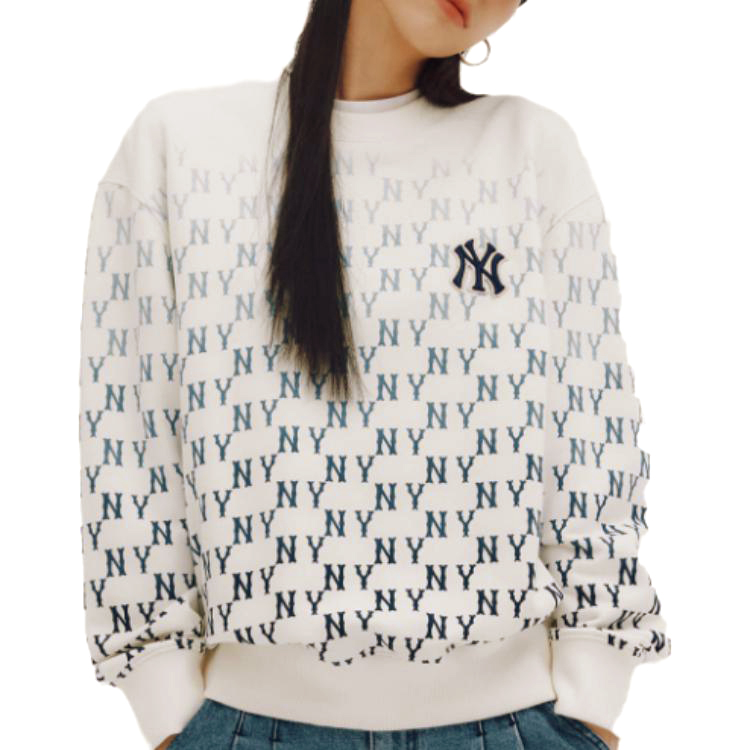 MLB Diamond Classics Gradient Logo Print Sweatshirt Unisex Crewneck 3AMTM1334-50CRS 圖 4