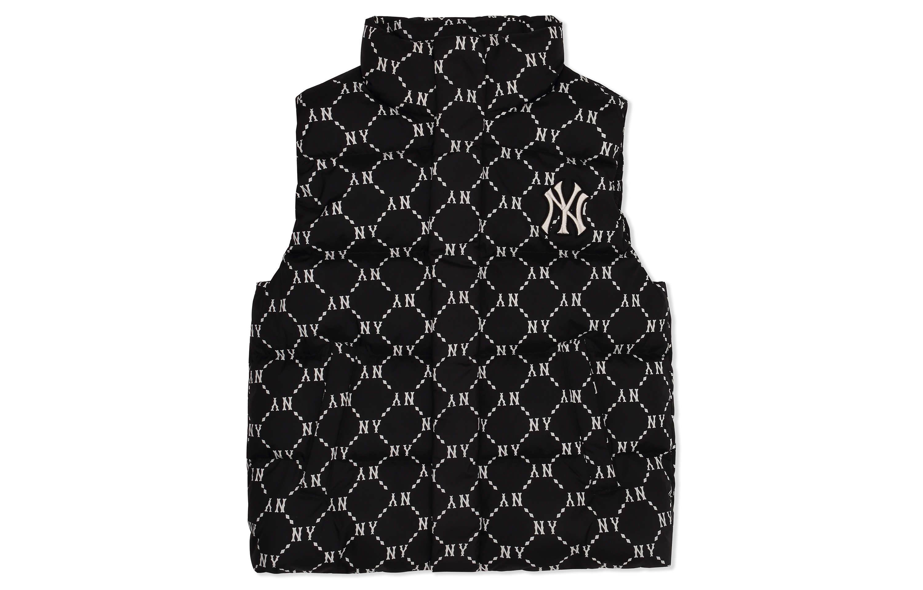 Order MLB Rompi Down Quilted Tahan Angin Unisex Hitam 3ADVM2026-50BKS