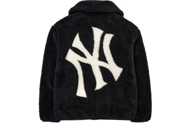Lookbook MLB 紐約洋基刺繡徽標拉鍊外套 男女適用 黑色. 3AJPF3016-50BKS
