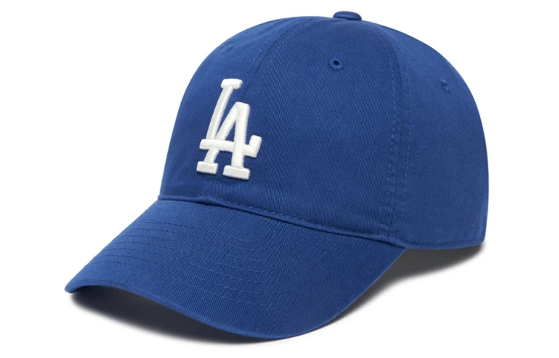 MLB Embroidered Logo Adjustable Cotton Baseball Cap Blue Unisex Dupe. 3ACP6601N-07NY