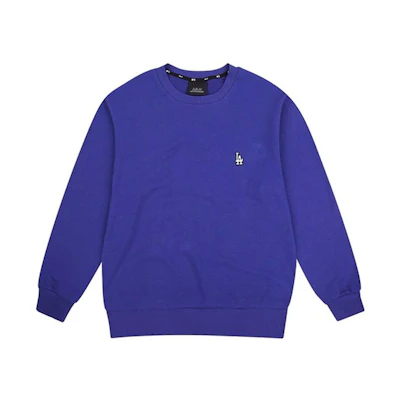 MLB Embroidered Logo Crewneck Sweatshirt Unisex Blue 31MT06941-07U