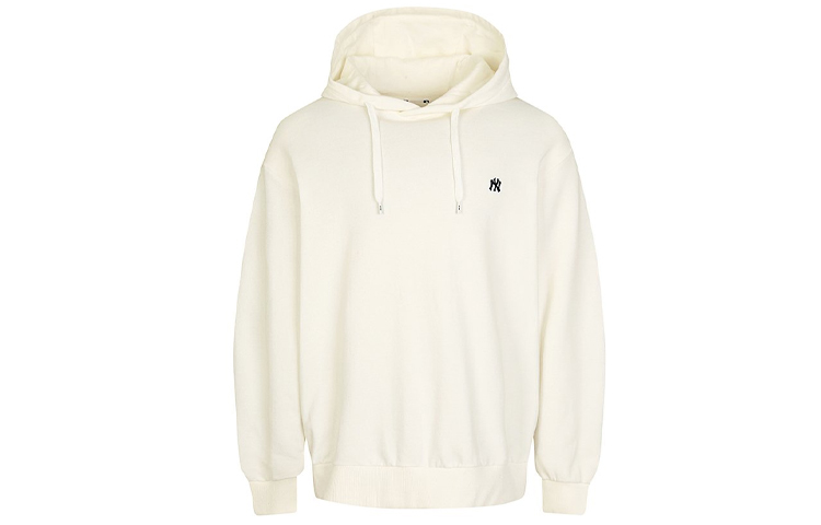 MLB Embroidered Logo Loose Fit Lightweight Sweatshirt White Unisex Casual Trend 31HD01941-50I