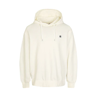 MLB Embroidered Logo Loose Fit Lightweight Sweatshirt White Unisex Casual Trend 31HD01941-50I