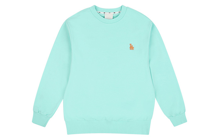 MLB Embroidered Logo Mint Crewneck Sweatshirt Unisex Casual Wear Long Sleeve 31MT01011-07T